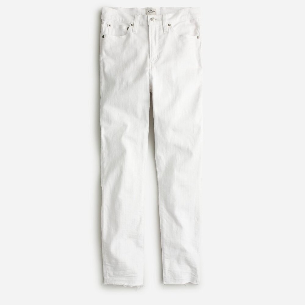 J.crew Women 10" high-rise toothpick jean in white